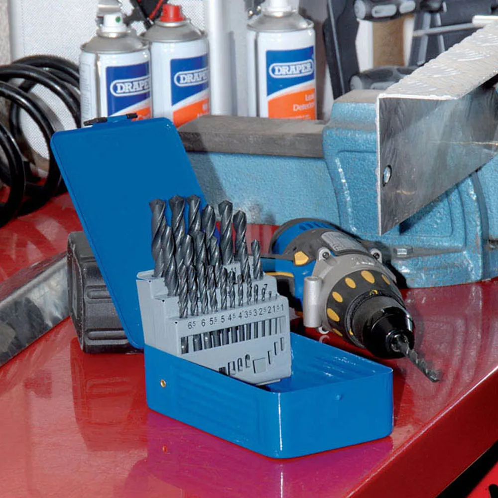Draper 25HSS/E Expert 25 Piece Metric HSS Twist Drill Bit Set 4 Draper 25HSS/E Expert 25 Piece Metric HSS Twist Drill Bit Set - Image 2
