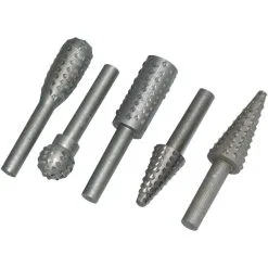 5 Piece Rotary Burr Set