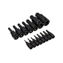 BlueSpot 15 Piece 1/4", 3/8" 1/2" Impact Torx Bit Sockets