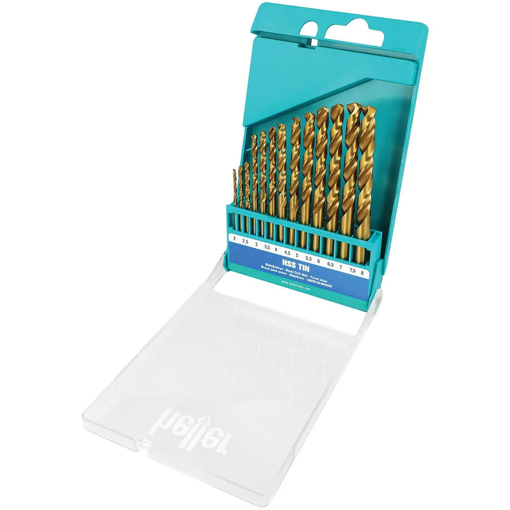 Heller 13 Piece HSS Tin Steel Drill Bit Set 4 Heller 13 Piece HSS Tin Steel Drill Bit Set - Image 2
