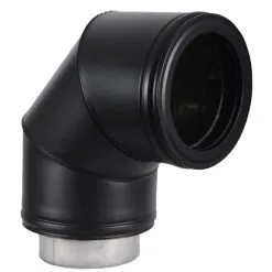 Roccheggiani Black 90 Degree Bend - 2 Sizes