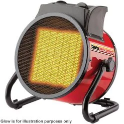 Clarke Devil 2000PTC 2kW Ceramic Fan Heater (230V)