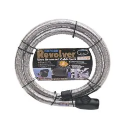 Oxford OF232 Revolver Armoured Cable Lock - 1.8m