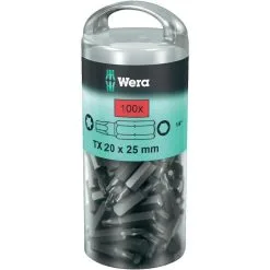 Wera 072448 867/1 Z TORX® 100 DIY Bits TX 20x25