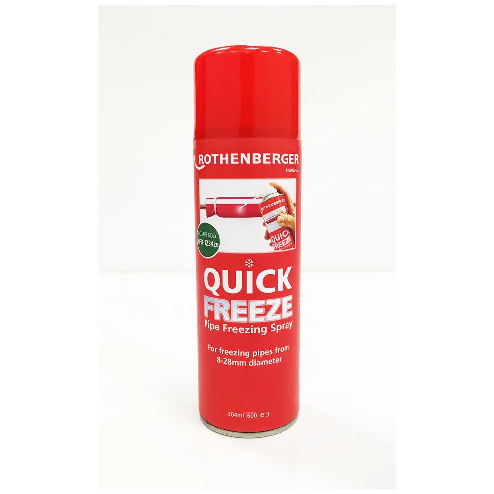 Rothenberger Quick-Freeze Pipe Freezer Spray - 304ml 3 Rothenberger Quick-Freeze Pipe Freezer Spray - 304ml