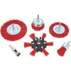 BlueSpot 5 Piece Nylon Abrasive Brush Set