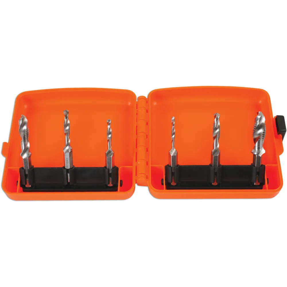 Laser 6569 6 Piece Drill Tap/Deburr Bit Set 4 Laser 6569 6 Piece Drill Tap/Deburr Bit Set - Image 2