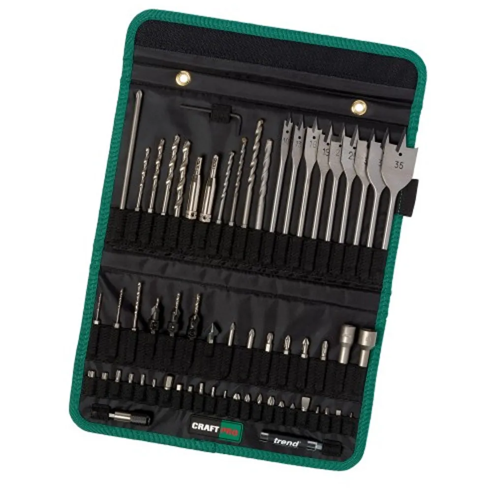 Trend Craft Pro Quick Release 60 Piece Drill Bit Set 3 Trend Craft Pro Quick Release 60 Piece Drill Bit Set