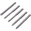 Blue Spot 5 Piece 75mm (3") Screwdriver Bits (PH-PZ Slot)