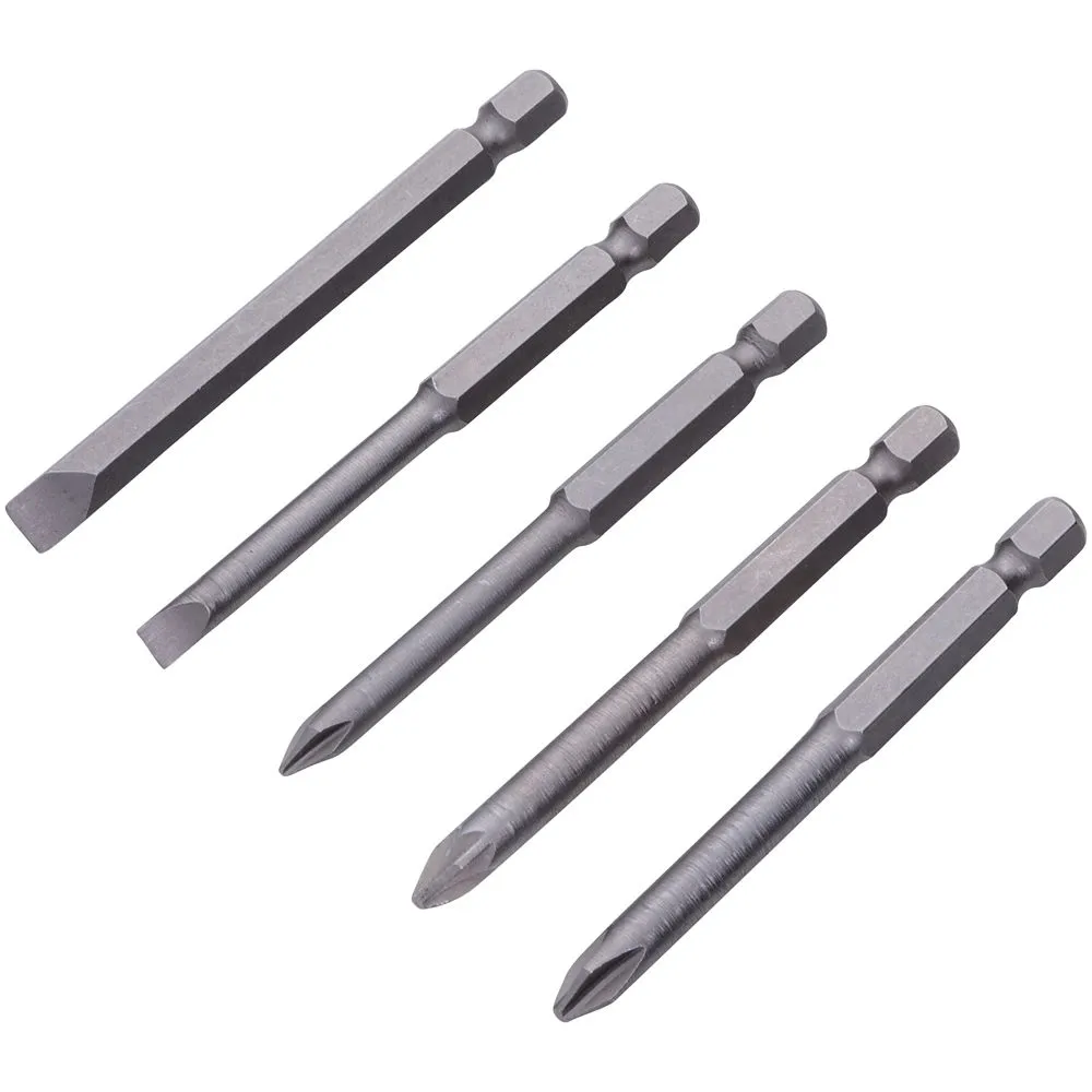 Blue Spot 5 Piece 75mm (3") Screwdriver Bits (PH-PZ Slot) 3 Blue Spot 5 Piece 75mm (3") Screwdriver Bits (PH-PZ Slot)