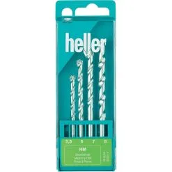 Heller 4 Piece Drill Set For Masonry