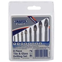 Draper TGDSET Expert 8 Piece Tile And Glass Drilling Set