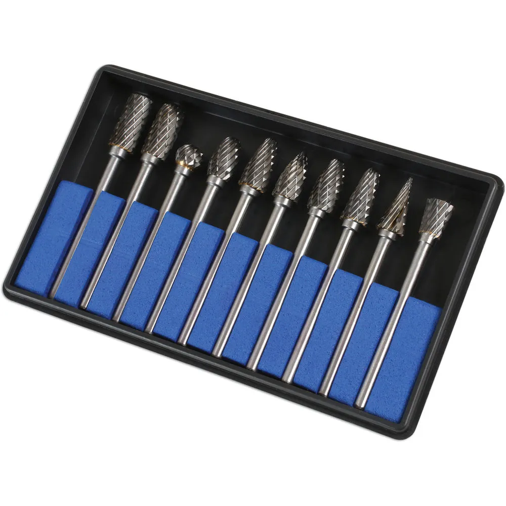 Laser 6889 10 Piece Tungsten Carbide Burr Set 6 Laser 6889 10 Piece Tungsten Carbide Burr Set - Image 4
