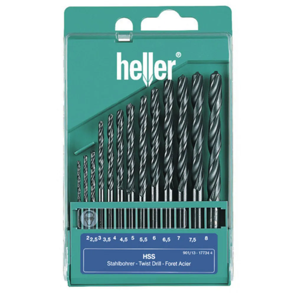 Heller 13pce HSS Twist Drill Set For Metal 3 Heller 13pce HSS Twist Drill Set For Metal