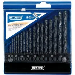 Draper DS19MB 19 Piece Metric HSS Drill Bit Set