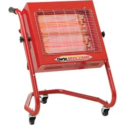 Clarke Devil 370SPC 2.8kW Remote Controlled Quartz Halogen Infrared Heater (230V)