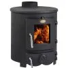 Clarke Barrel III Cast Iron 5kW Eco-Design Wood Burning Stove