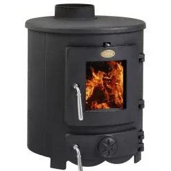 Clarke Barrel III Cast Iron 5kW Eco-Design Wood Burning Stove