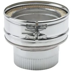 6" To 6" Appliance Connector Vitreous To Stainless