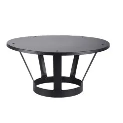 Roccheggiani Black Rain Cap - 2 Sizes