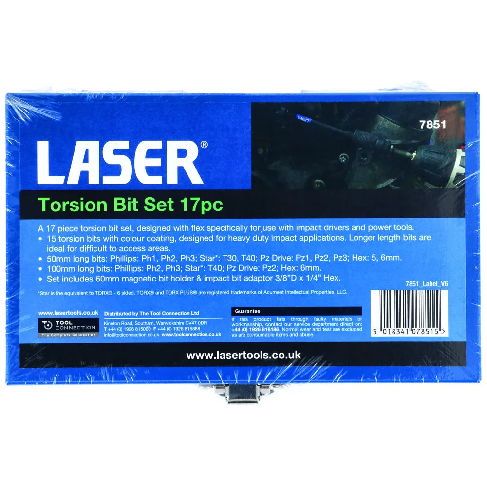 Laser 17pc Torsion Bit Set 6 Laser 17pc Torsion Bit Set - Image 4