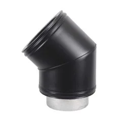 Roccheggiani Black 45 Degree Bend - 2 Sizes