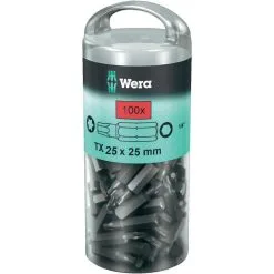 Wera 867/1Z Bit Tx25/25 Extra Tough Pack Of 100