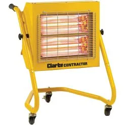 Clarke Contractor Devil 371SPC 2.8kW Remote Controlled Quartz Halogen Infrared Heater (110V)