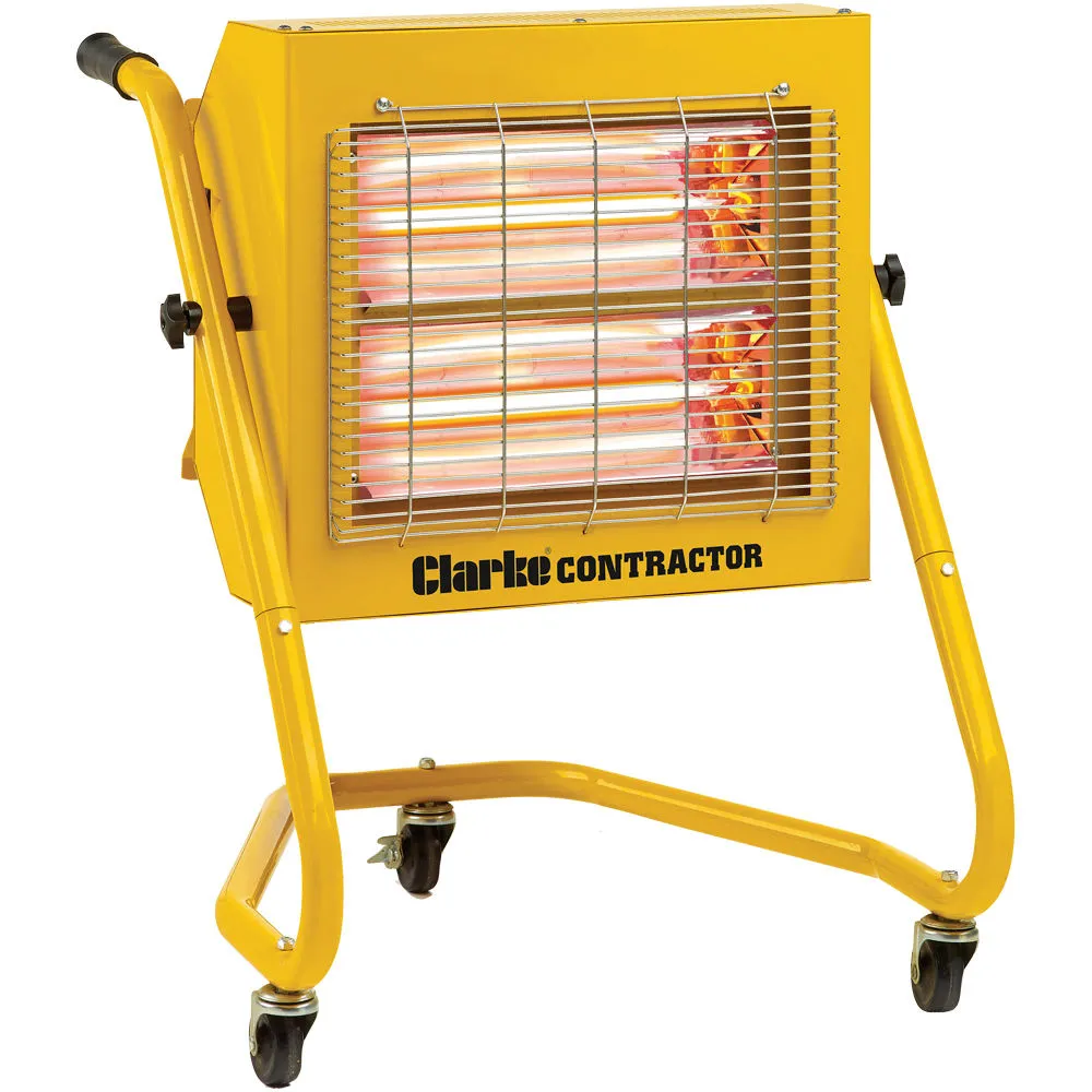 Clarke Contractor Devil 371SPC 2.8kW Remote Controlled Quartz Halogen Infrared Heater (110V) 3 Clarke Contractor Devil 371SPC 2.8kW Remote Controlled Quartz Halogen Infrared Heater (110V)