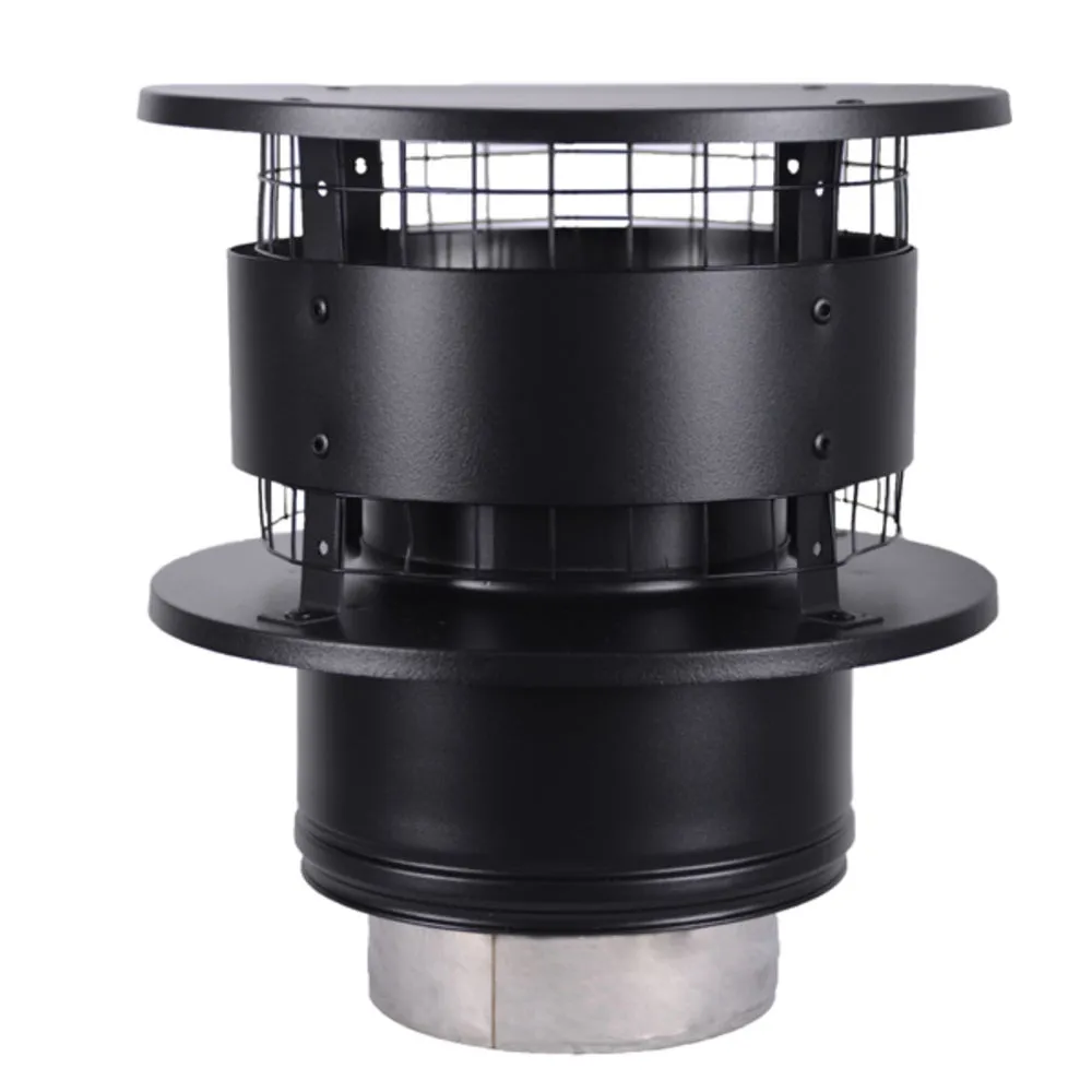 Roccheggiani Black Anti Downdraught Cowl - 2 Sizes 3 Roccheggiani Black Anti Downdraught Cowl - 2 Sizes