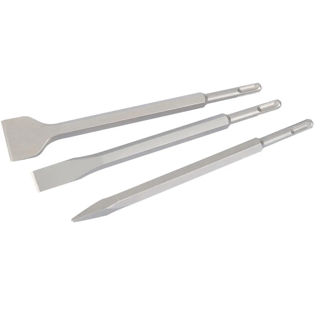 Draper SDS/3 Expert 3 Piece SDS+ Chisel Set 3 Draper SDS/3 Expert 3 Piece SDS+ Chisel Set