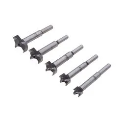 5 Piece Metric Hinge/Forstner Bit Set