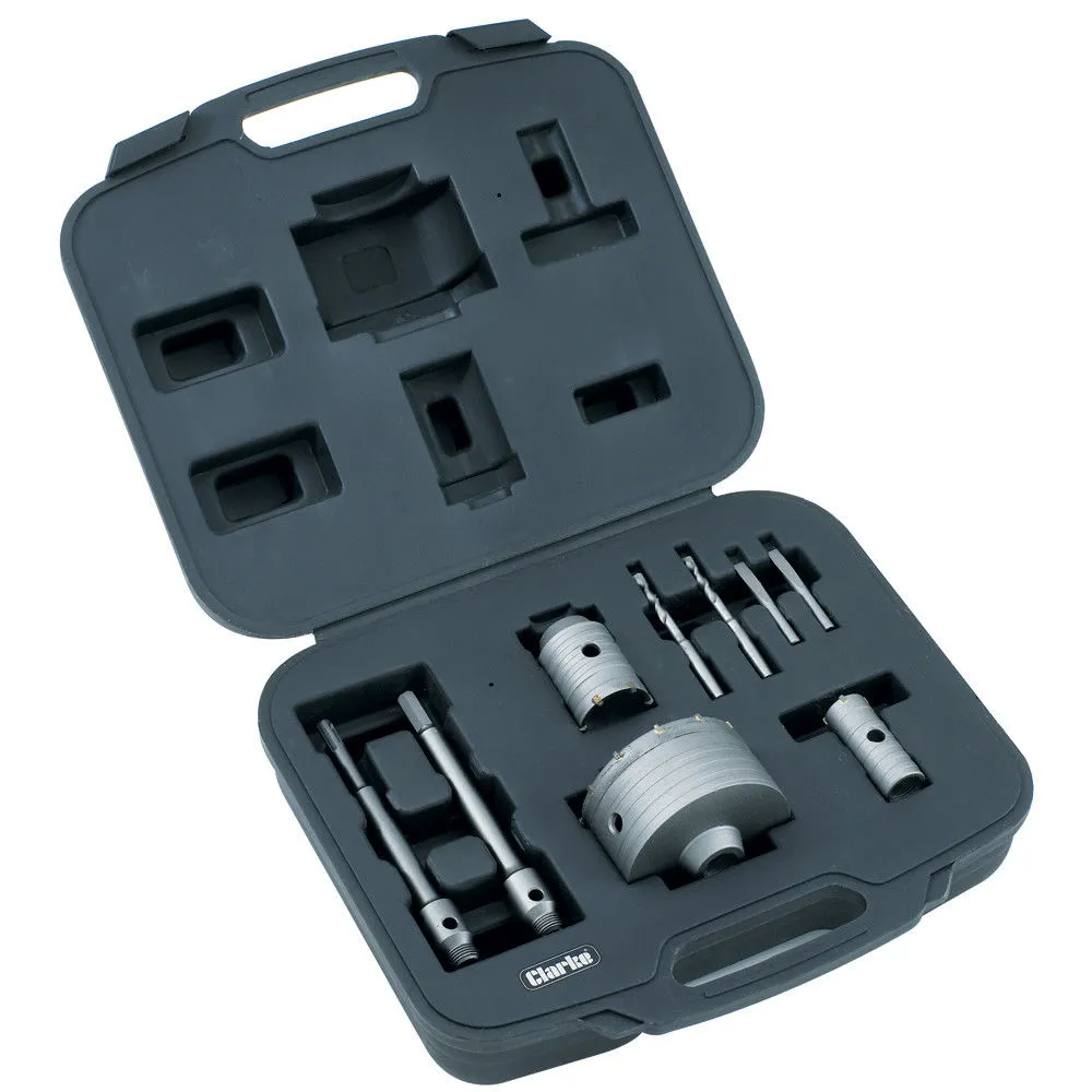 Clarke CHT600 9 Piece TCT Core Drill Bit Set 3 Clarke CHT600 9 Piece TCT Core Drill Bit Set