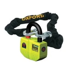 Oxford OF8 Boss Ultra Strong Alarm Lock With 1.5m Chain