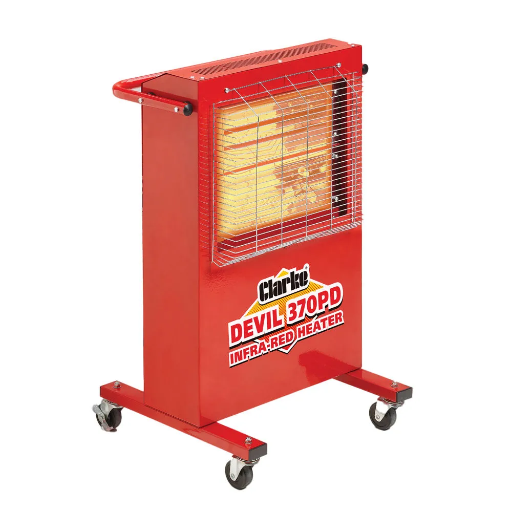 Clarke Devil 370PD 2.8kW Quartz Halogen Infrared Heater (230V) 3 Clarke Devil 370PD 2.8kW Quartz Halogen Infrared Heater (230V)