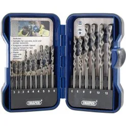 Draper EBS15MAS 15 Piece Masonry Drill Bit Set